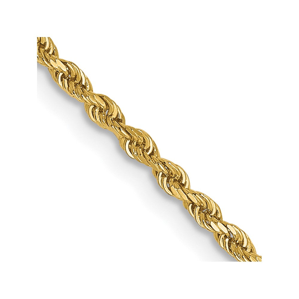 Diamond-cut;14k Yellow gold;Lobster;18in chain