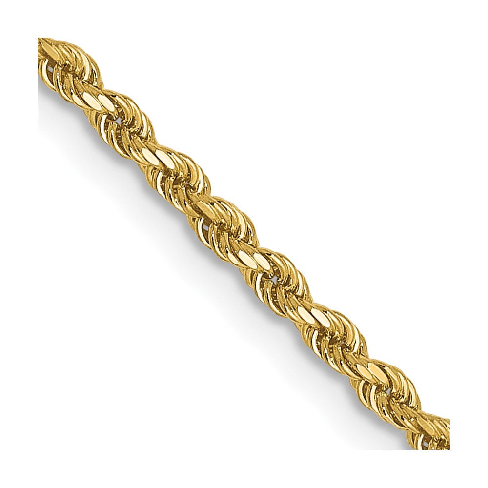 Diamond-cut;14k Yellow gold;Lobster;30in Chain