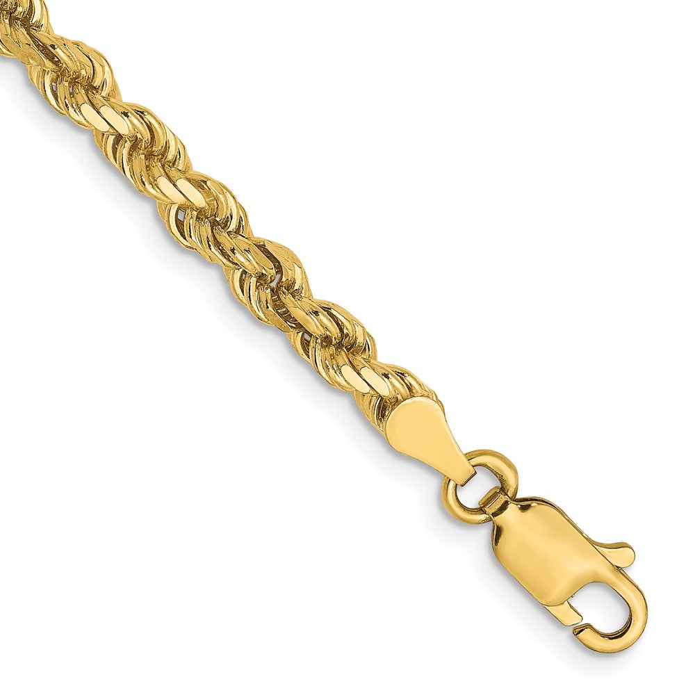 Diamond-cut;14k Yellow gold;Lobster