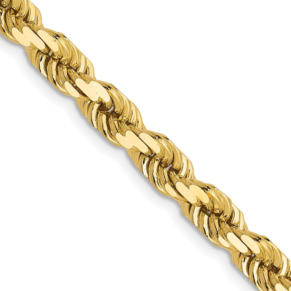 Diamond-cut;14k Yellow gold;Lobster