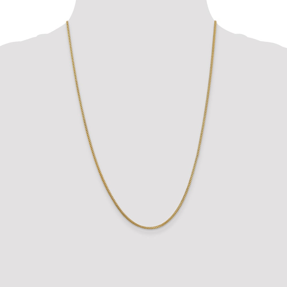 14K 1.25mm Franco Chain