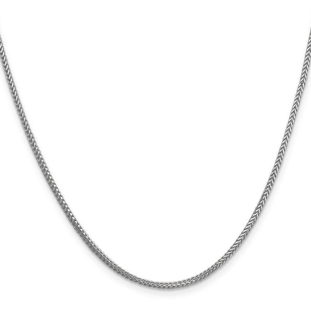 14K White Gold 1.25mm Franco Chain