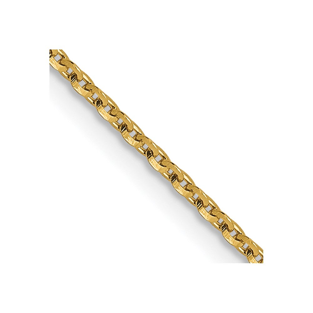 Polished;14k Yellow gold;Lobster;20in Chain;Diamond Cut