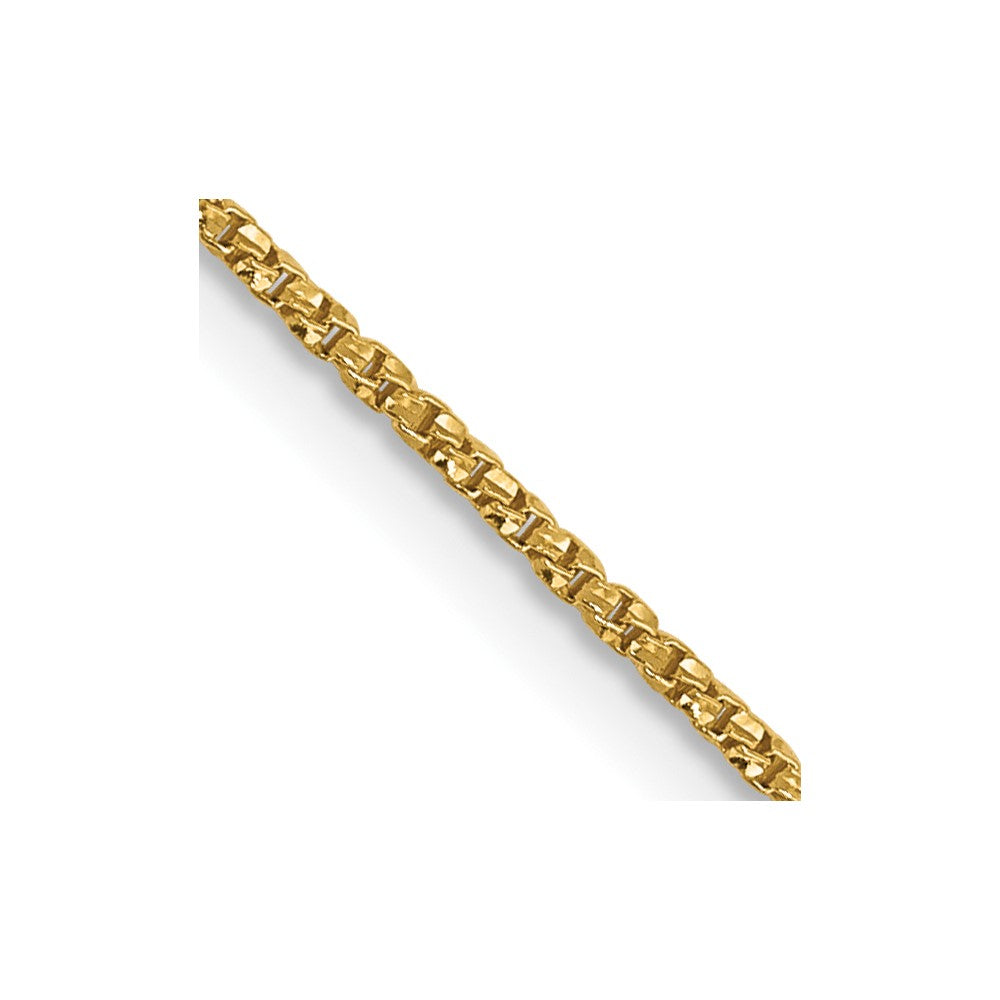 Diamond-cut;14k Yellow gold;Lobster