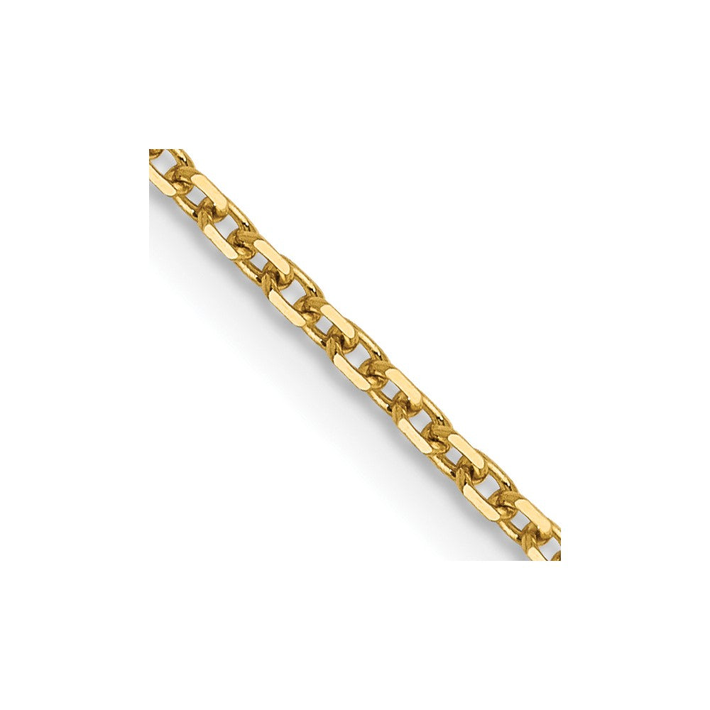 14k Yellow gold;Lobster;Diamond Cut