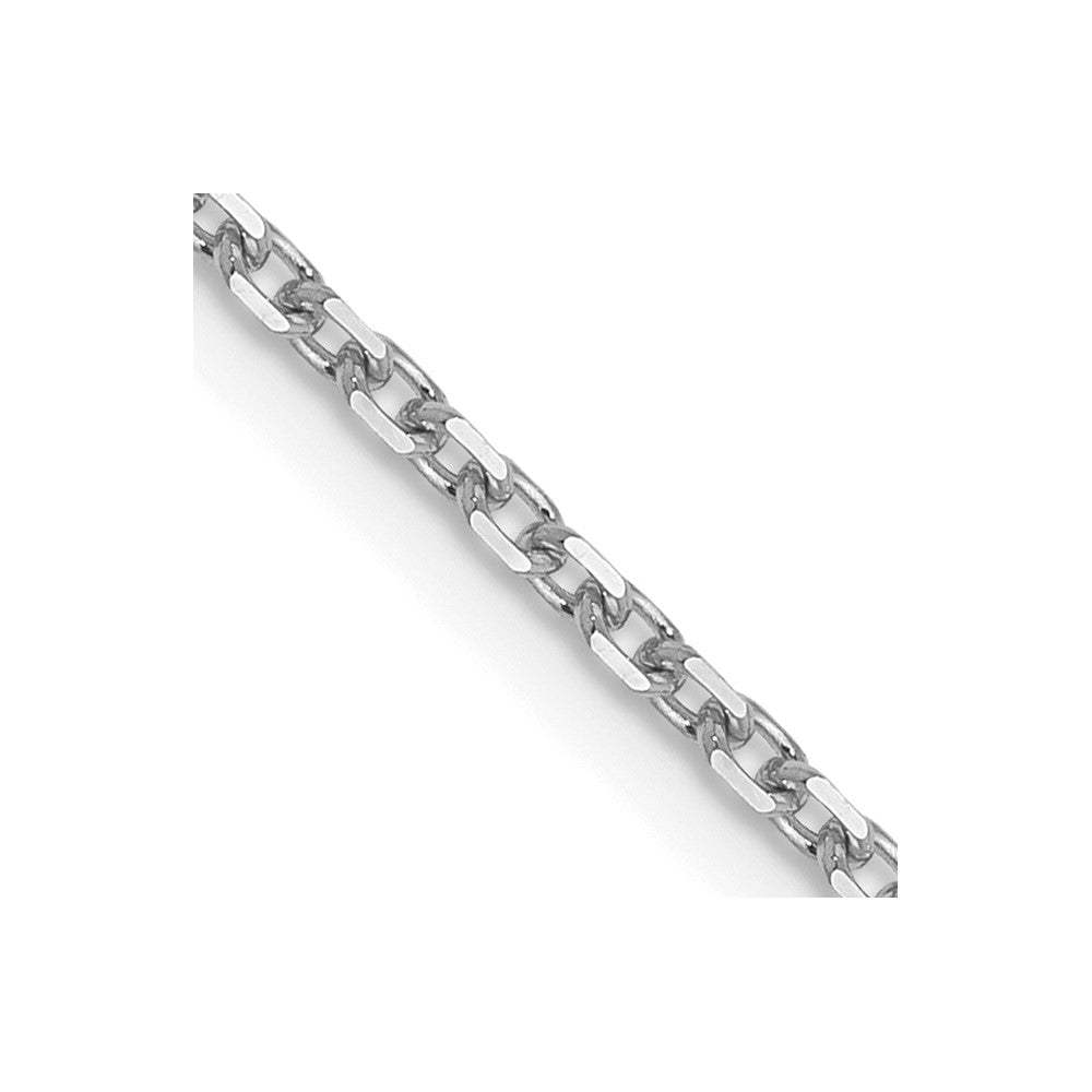 14K White gold;Lobster;Diamond Cut