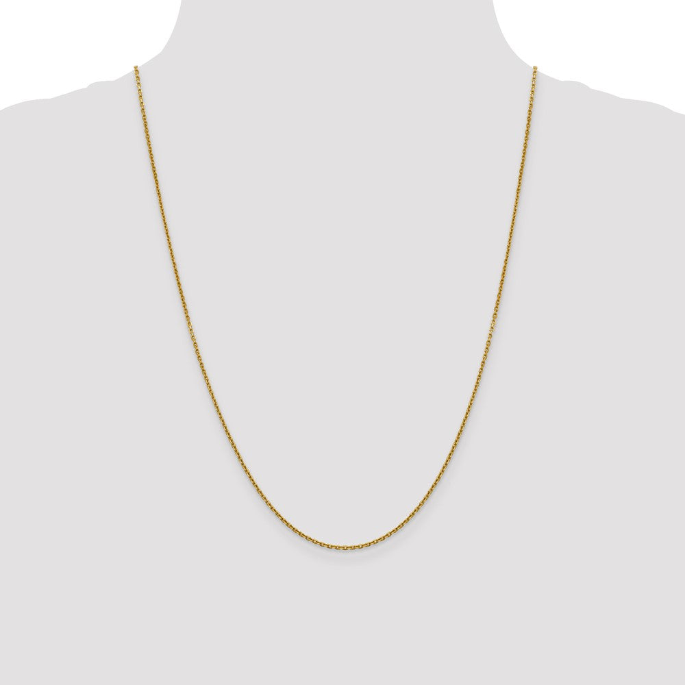 14K 1.5mm D/C Cable Chain