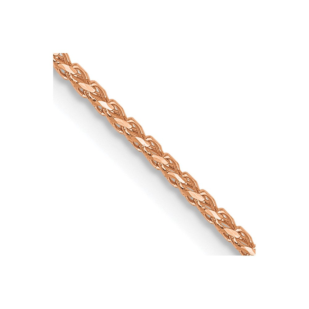 14k Rose gold;Fancy lobster;Open;Diamond Cut