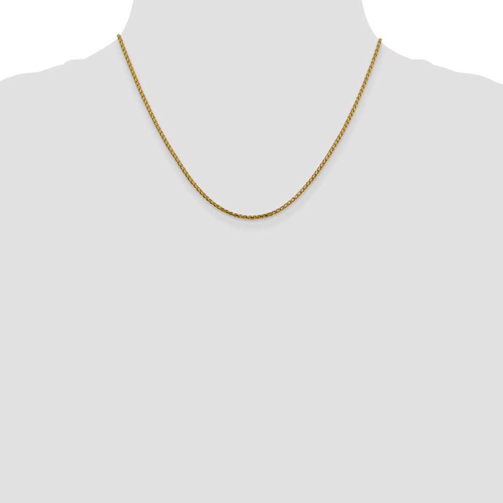 14K 1.6mm D/C Open Franco Chain