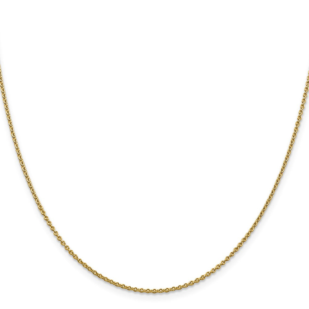 14K 1.8mm Round Cable Chain