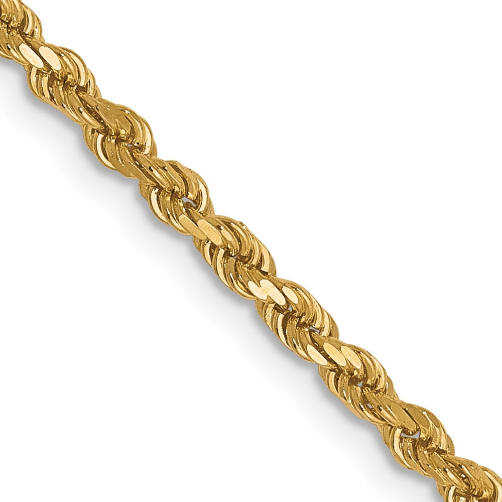 Solid;Diamond-cut;Polished;10K Yellow gold;Lobster
