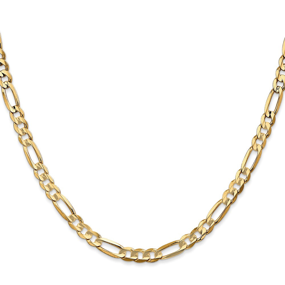 10k 4.5mm Concave Figaro Chain