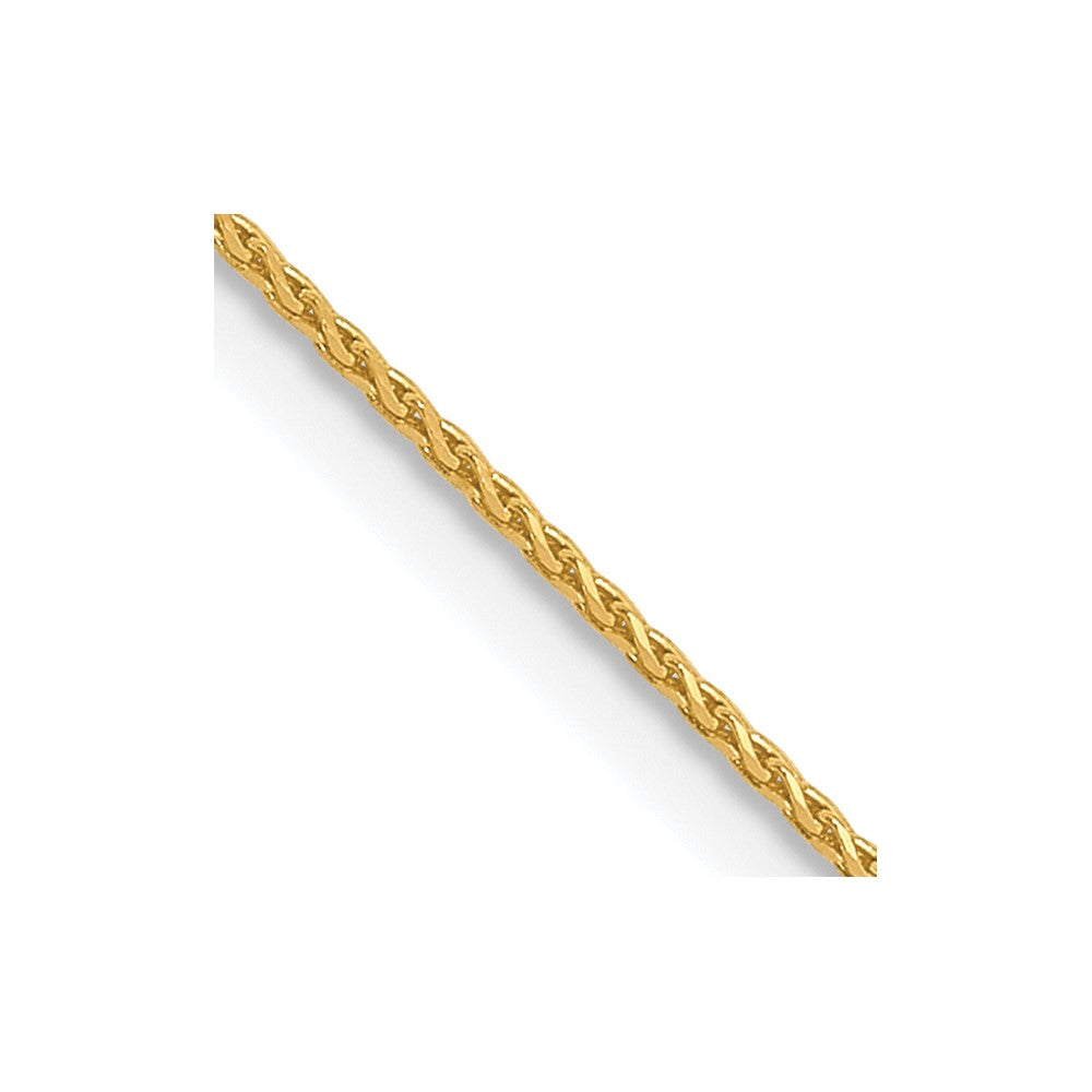 Solid;Diamond-cut;Polished;10K Yellow gold;Lobster;20in Chain