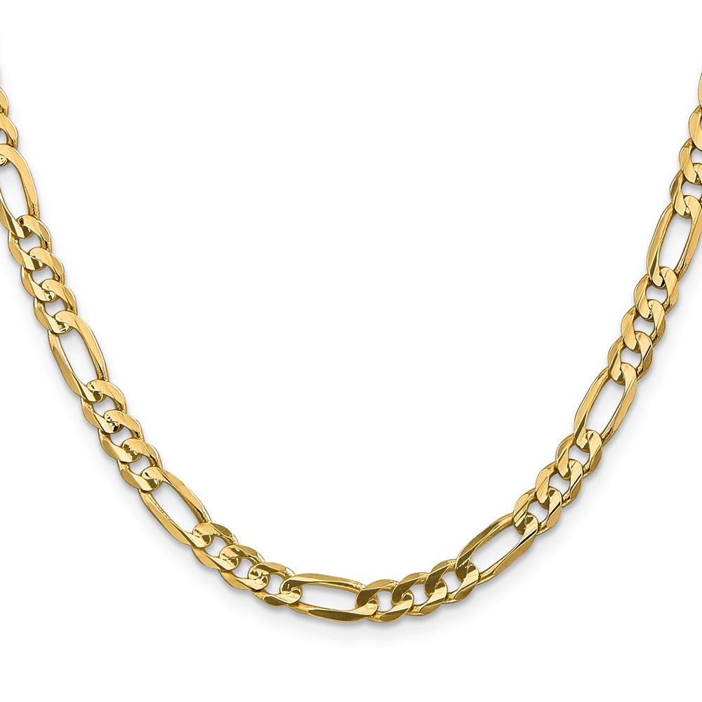 10k 5.25mm Concave Figaro Chain