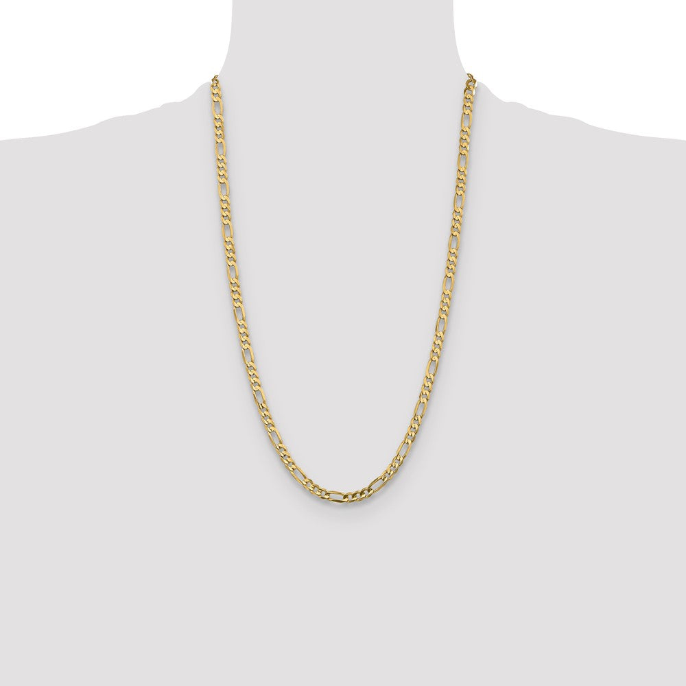 10k 5.25mm Concave Figaro Chain