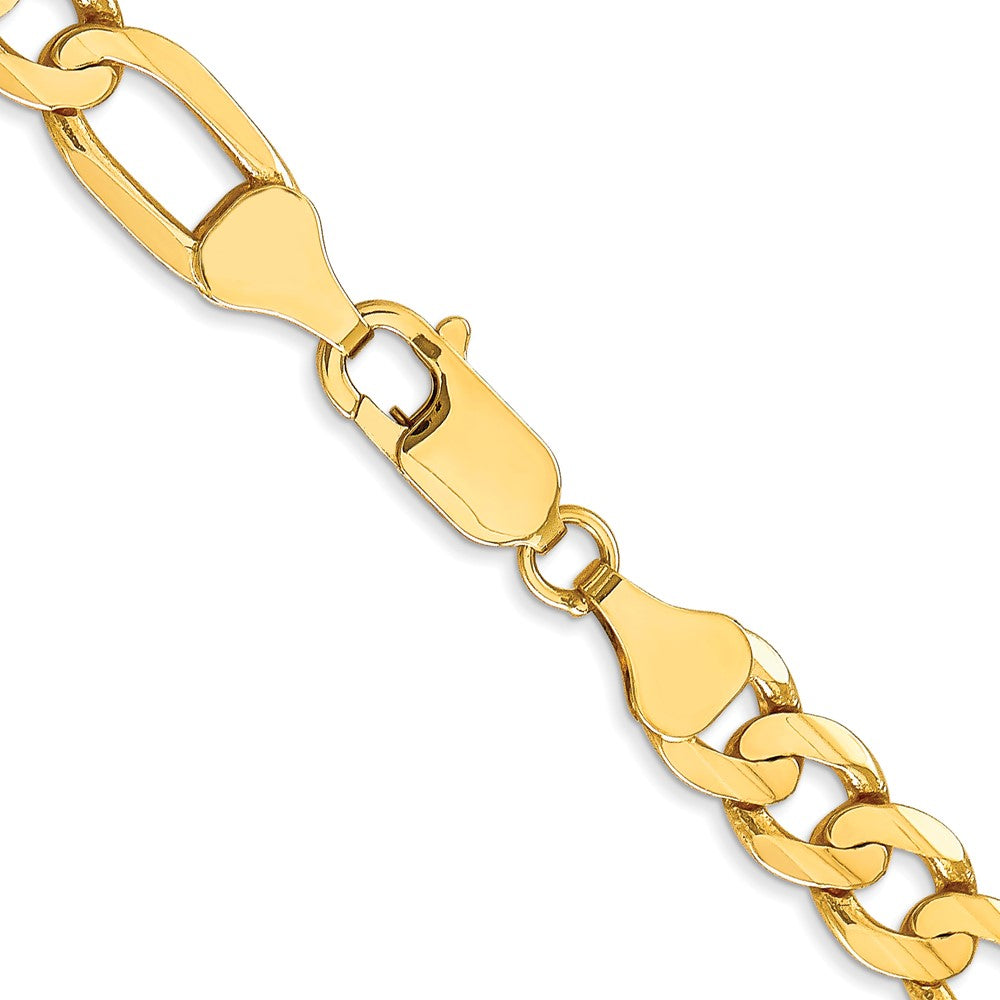10k 6.75mm Concave Figaro Chain