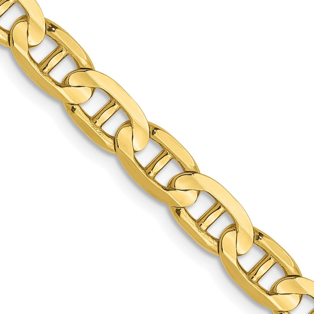 Solid;10K Yellow gold;Lobster;Concave