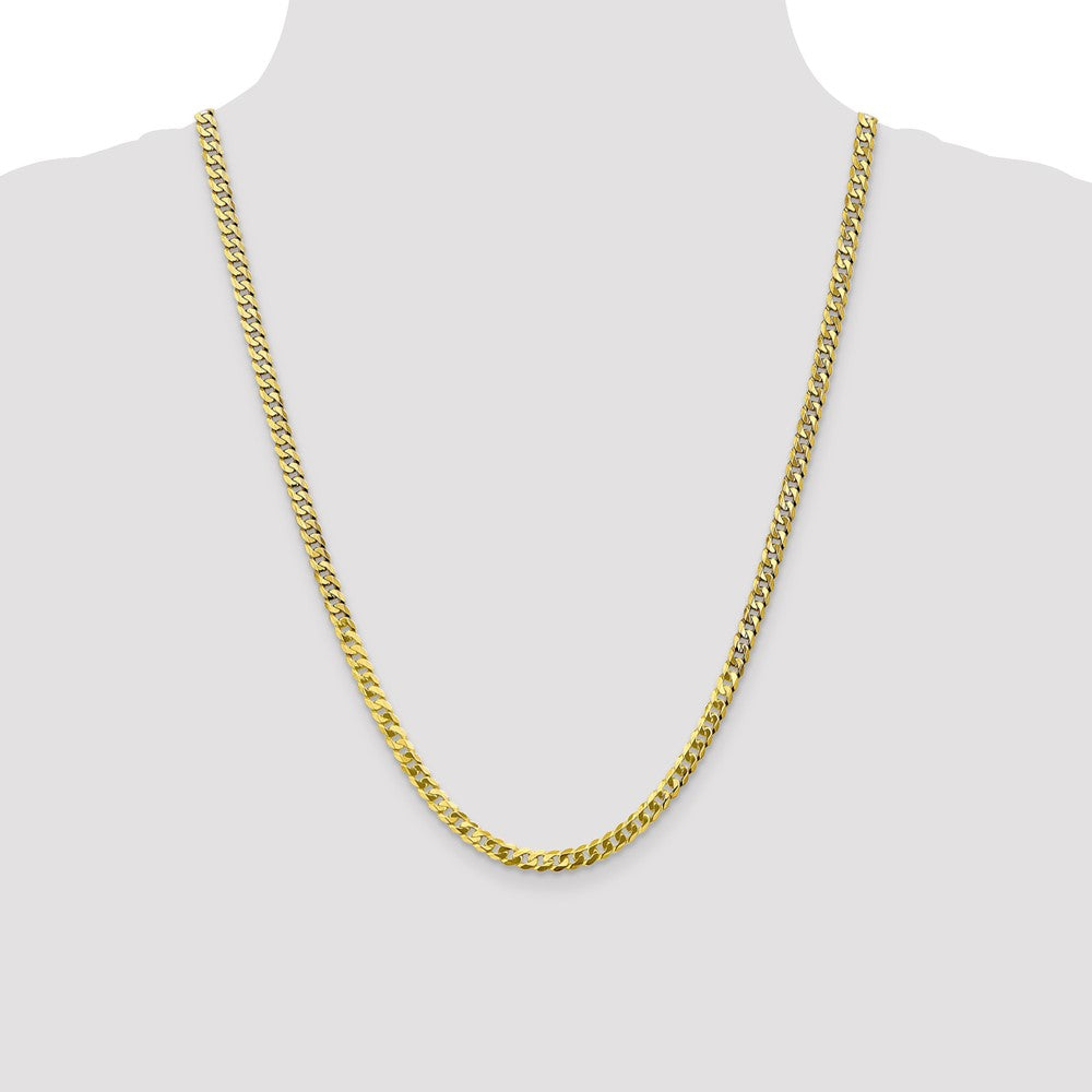 10K 4.6mm Flat Beveled Curb Chain