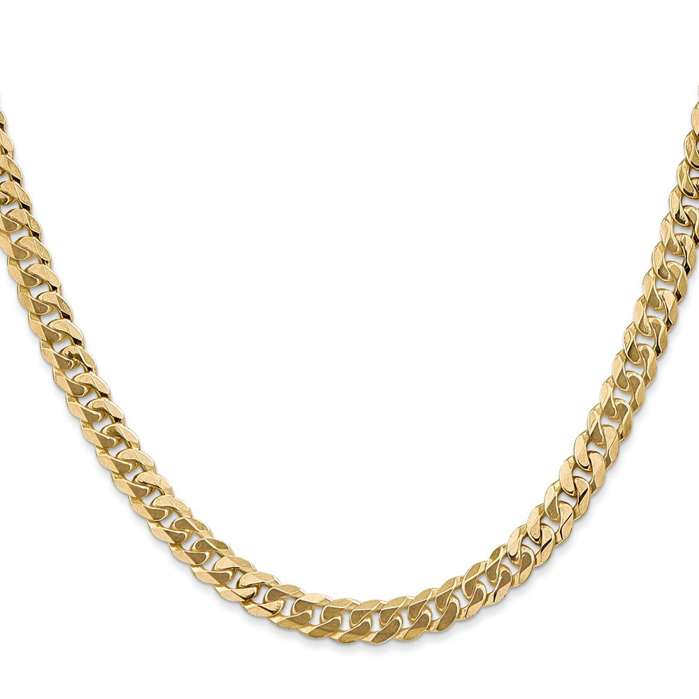 10K 5.75mm Flat Beveled Curb Chain