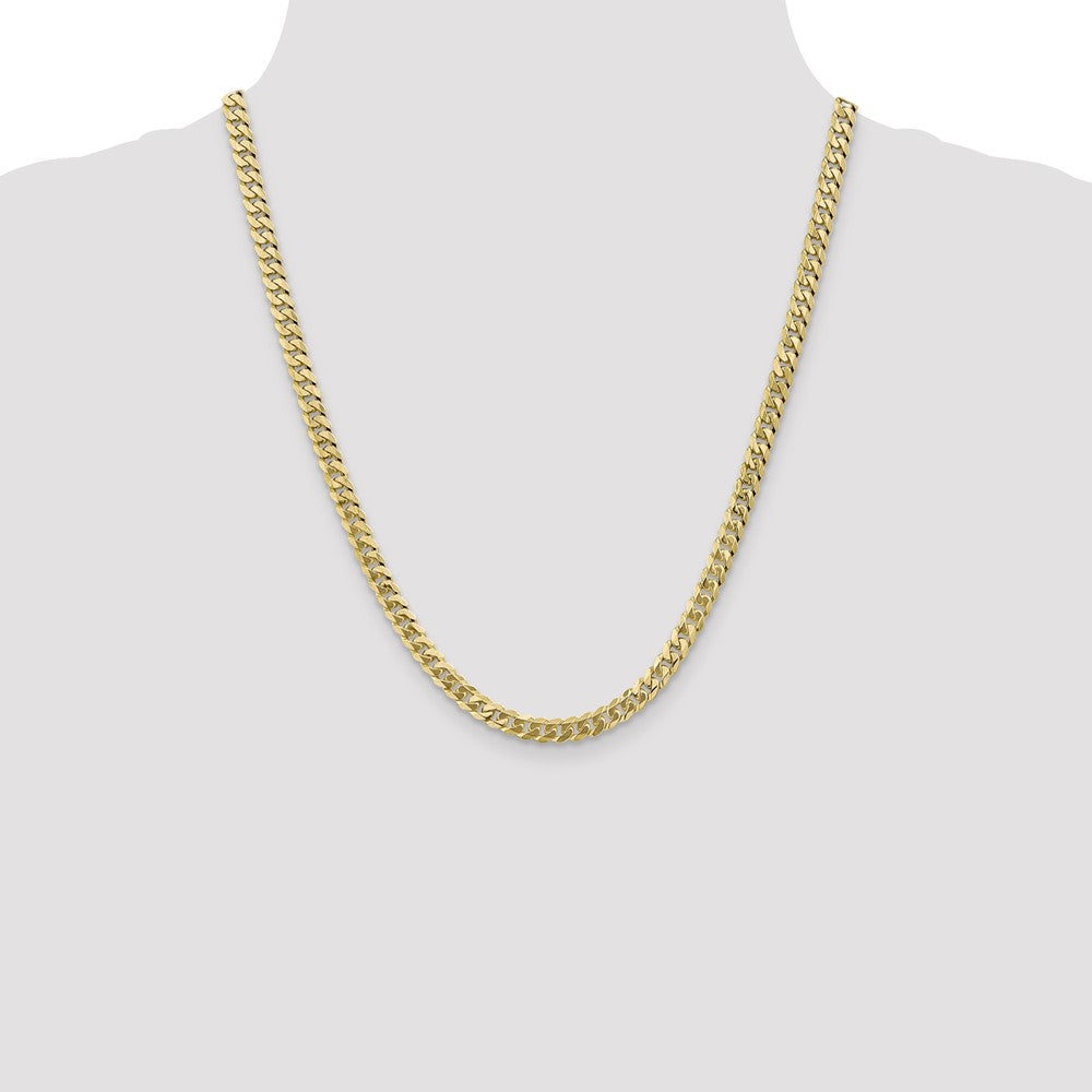 10K 5.75mm Flat Beveled Curb Chain