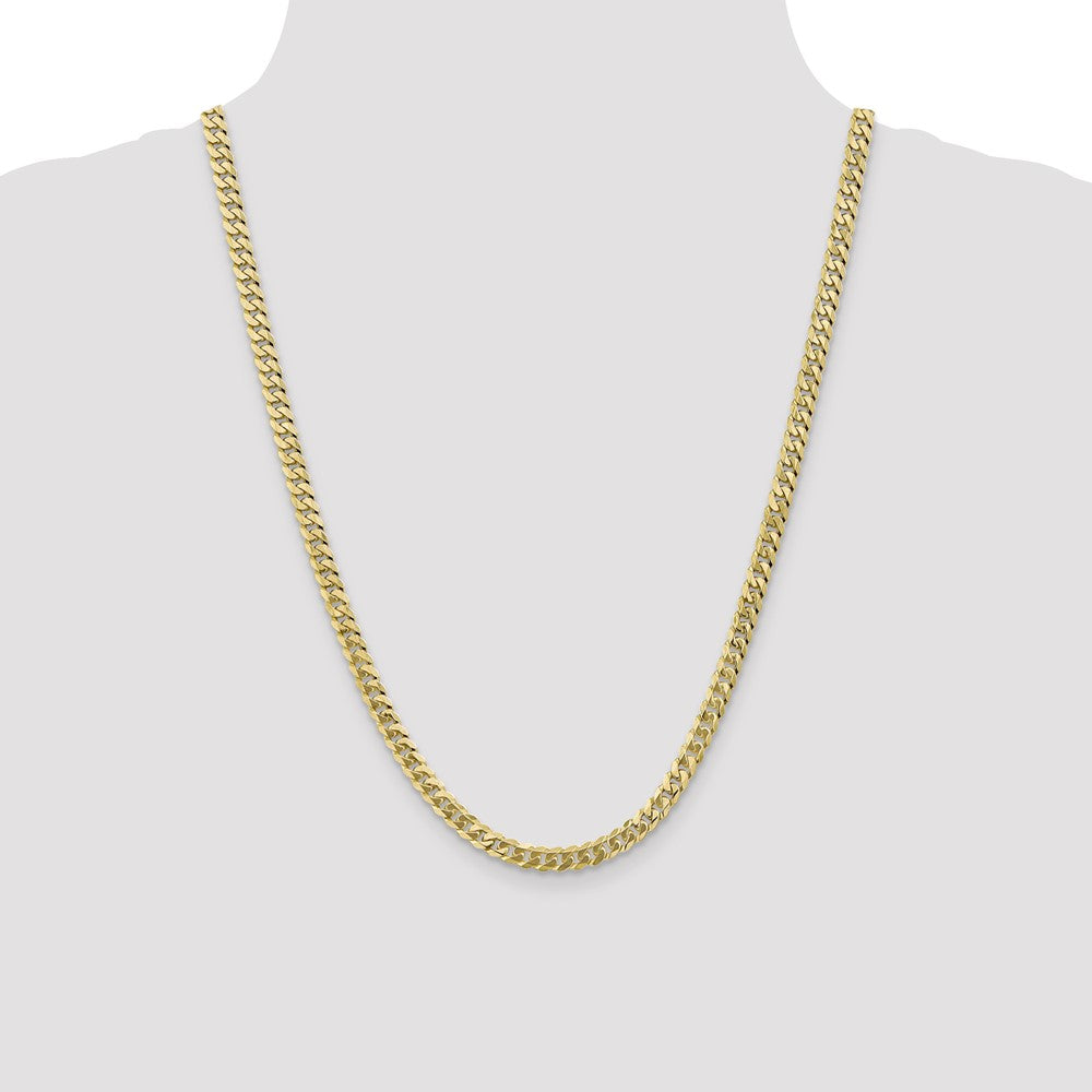 10K 5.75mm Flat Beveled Curb Chain