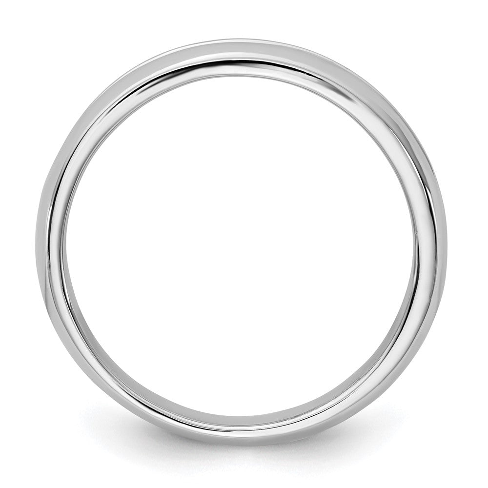 IBGoodman 14k White Gold Polished Nine Stone Men's Ring Mounting