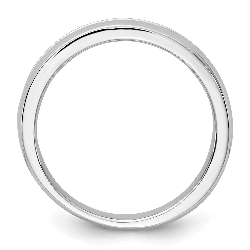 IBGoodman 14k White Gold Polished Nine Stone Men's Ring Mounting