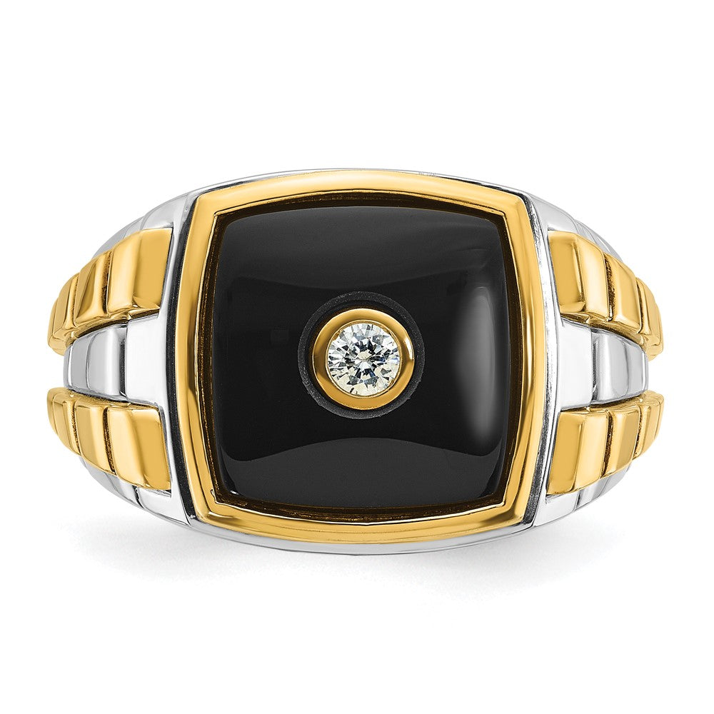 10k Two-Tone Fancy Ring Mounting