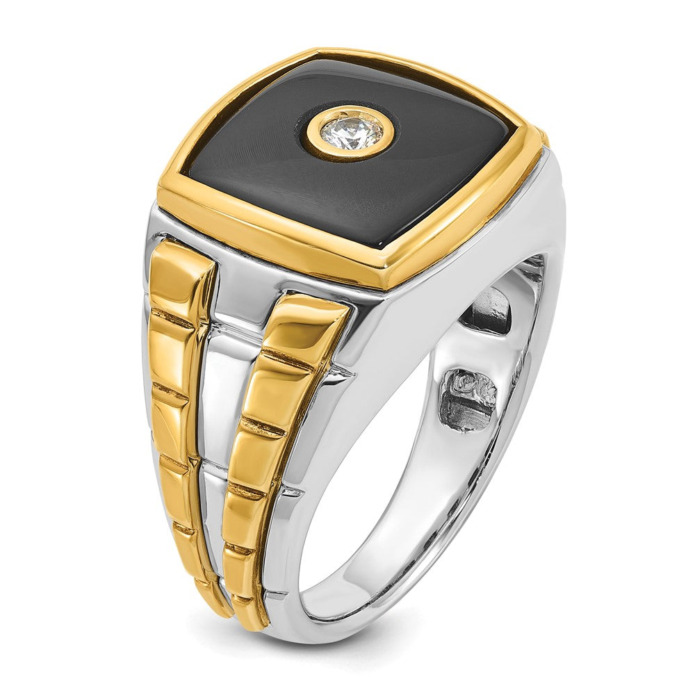 10k Two-Tone Fancy Ring Mounting