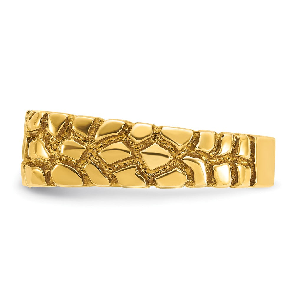 14k IBGoodman Men's Diamond Nugget Ring Mounting