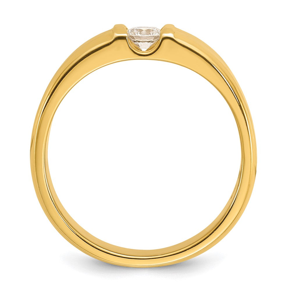 14k IBGoodman Men's 1/4 carat Diamond Complete Ring