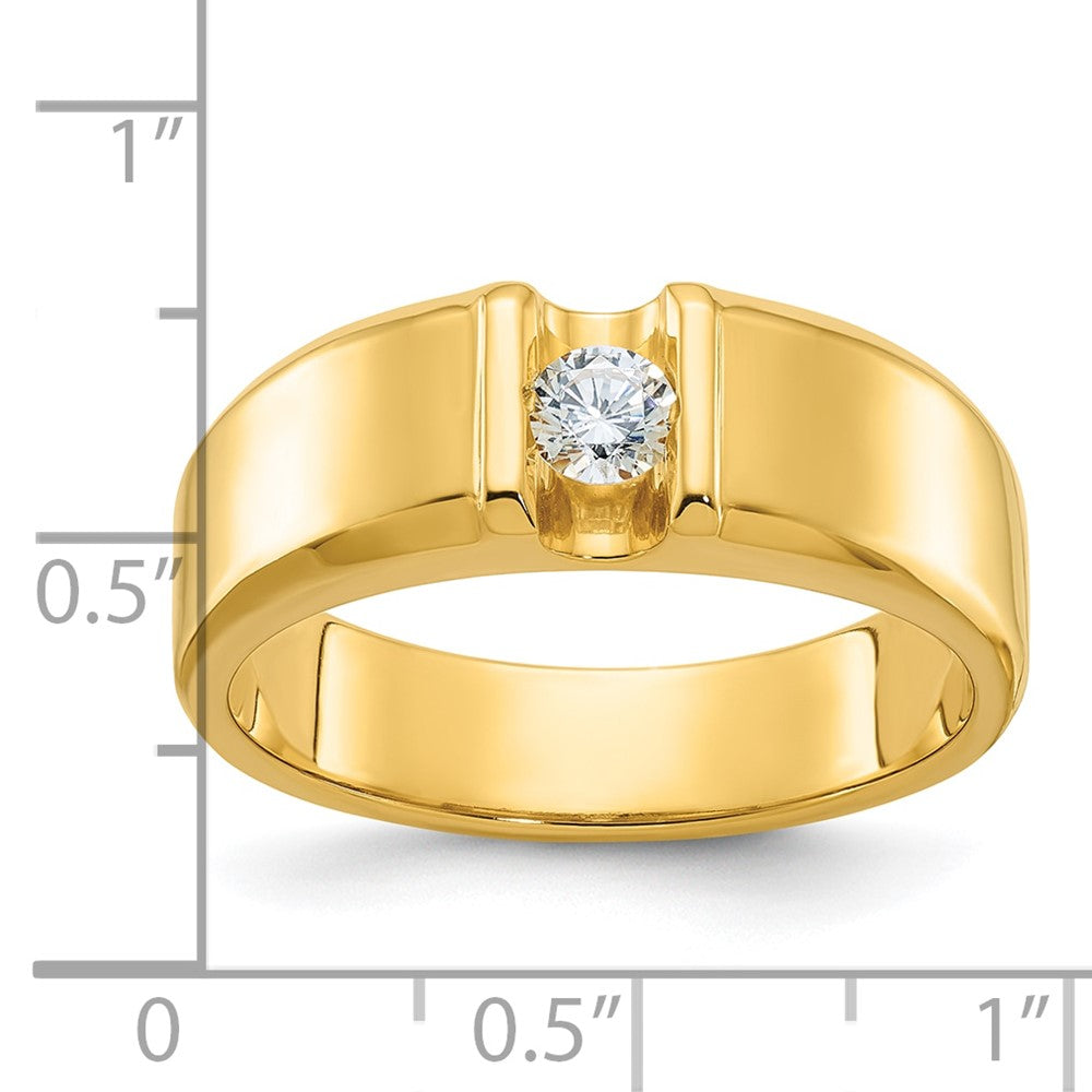 14k IBGoodman Men's 1/4 carat Diamond Complete Ring