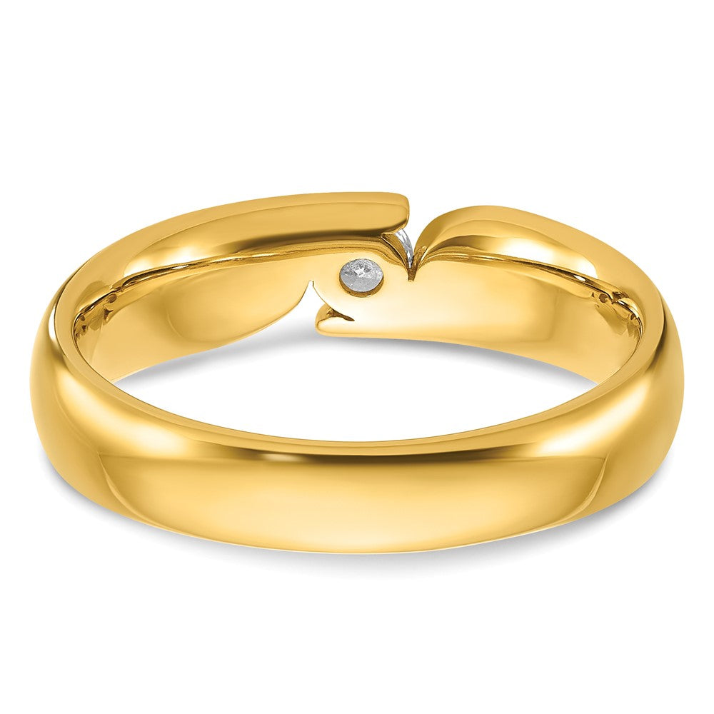 14k IBGoodman Men's 1/4 carat Diamond Complete Ring