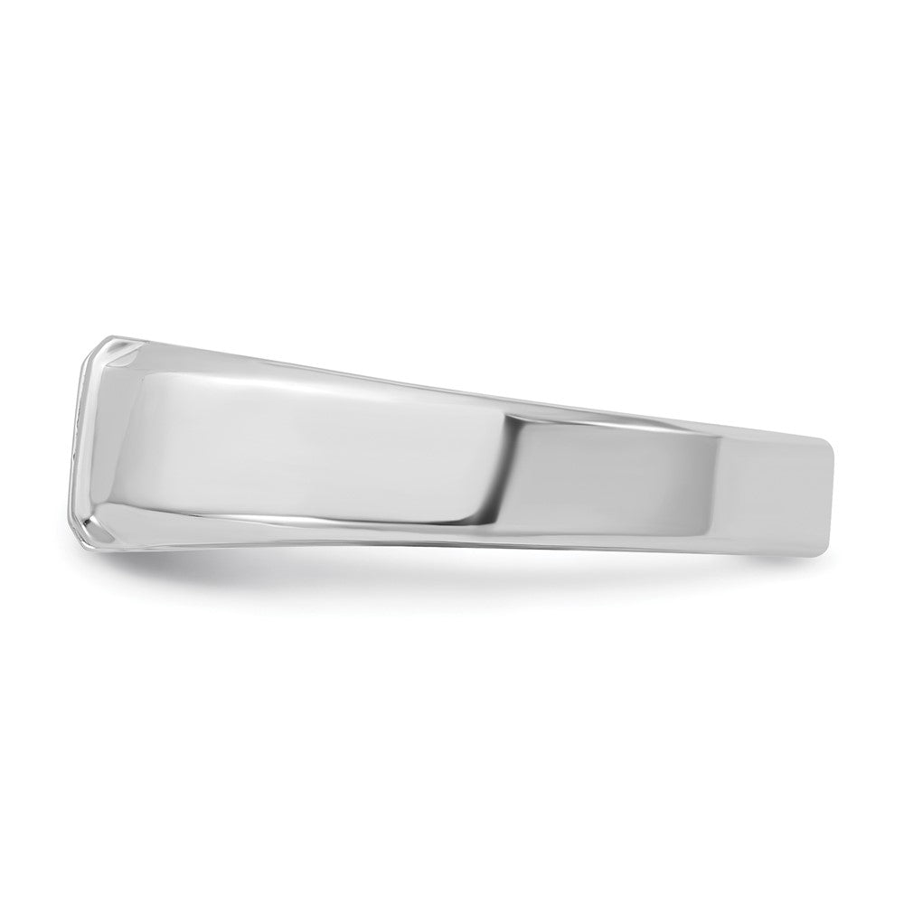 14k White Gold IBGoodman Men's 1/2 carat Diamond Complete Ring