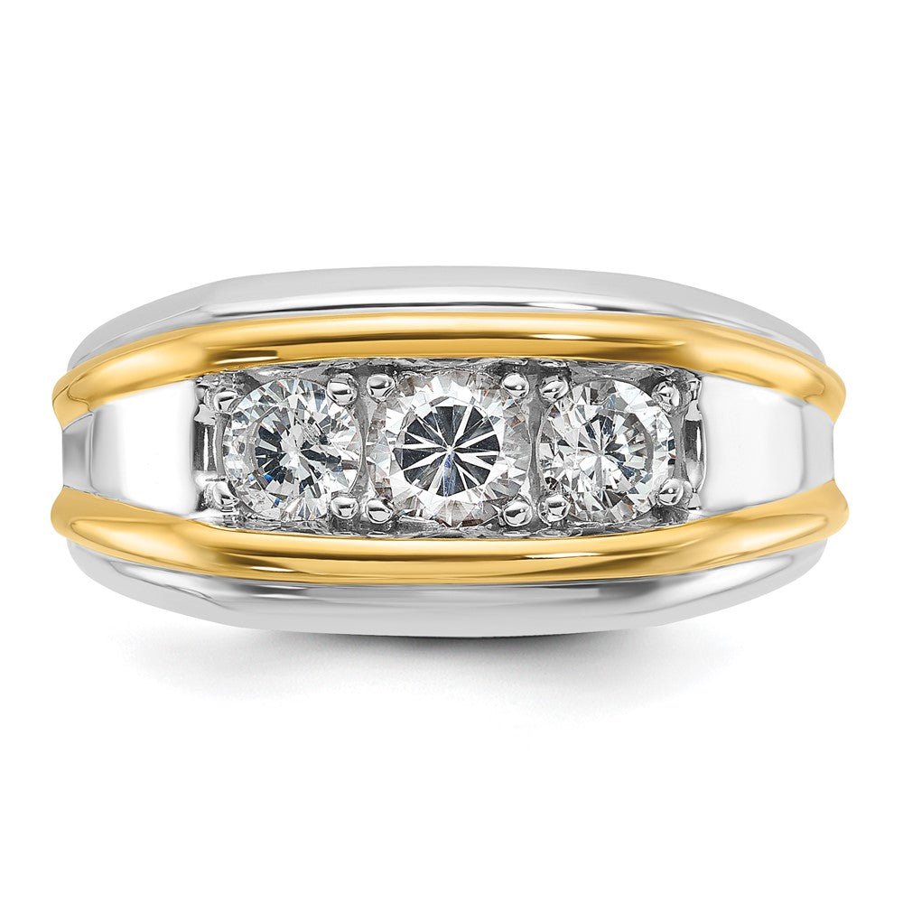 14k Two-tone IBGoodman Men's Diamond Ring Mounting