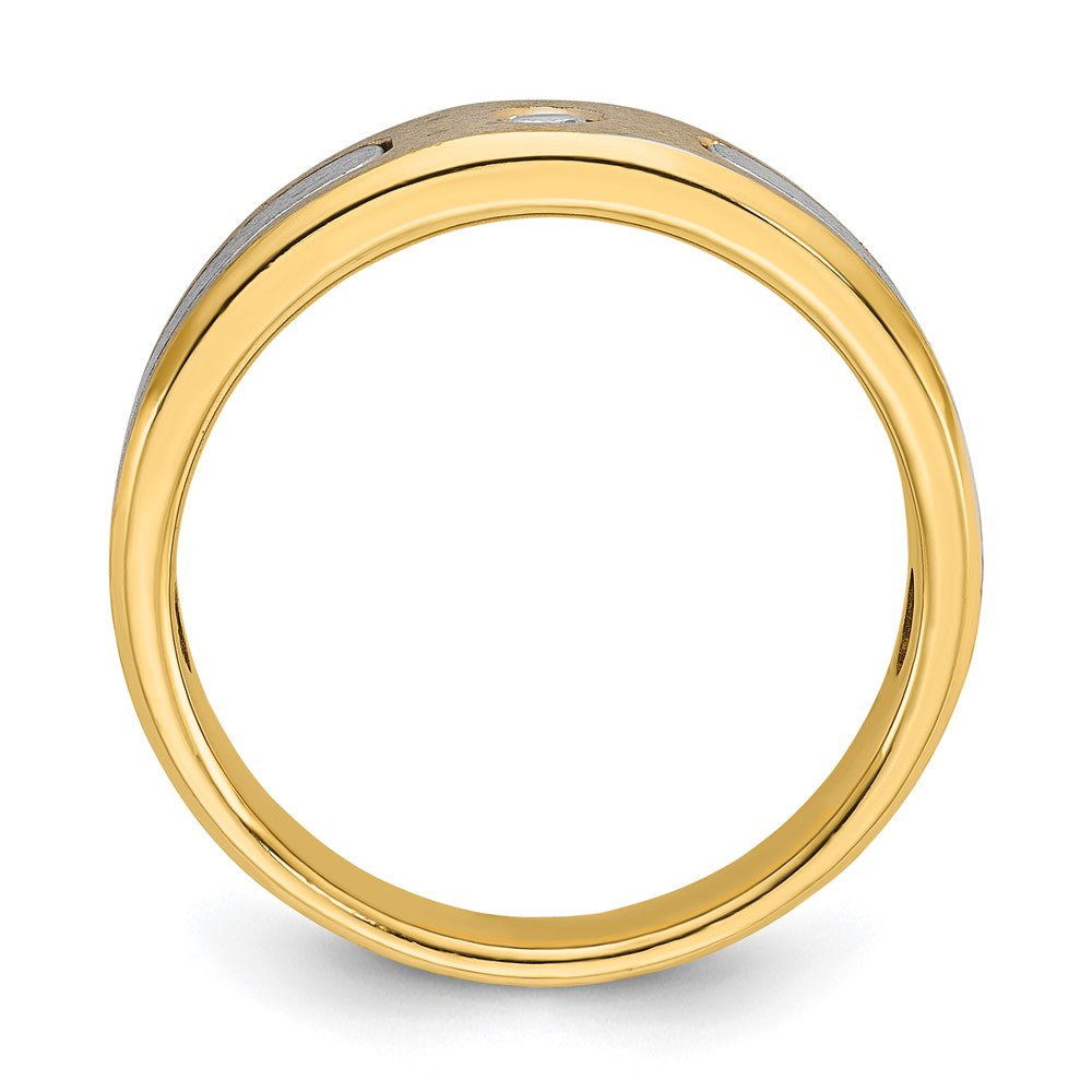 10k Two-Tone Fancy Ring Mounting