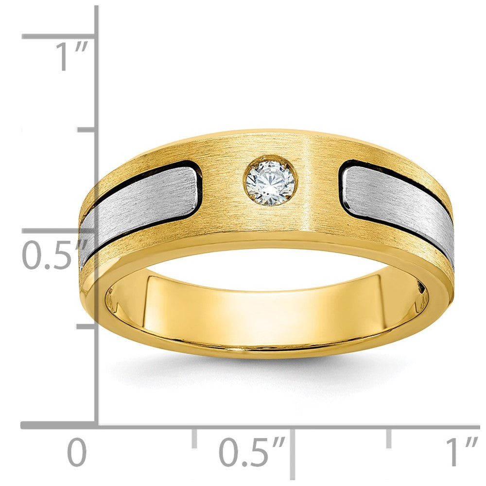 10k Two-Tone Fancy Ring Mounting