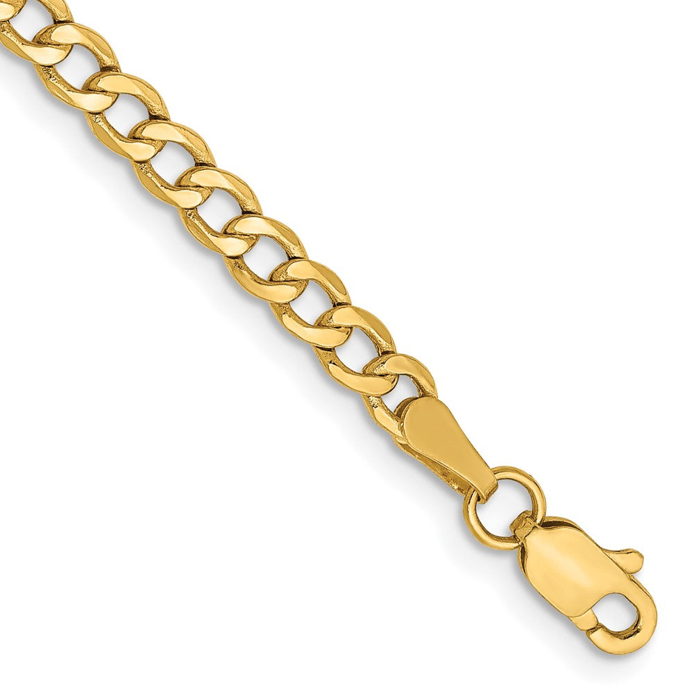 Polished;14k Yellow gold;Hollow;Lobster;Lightweight