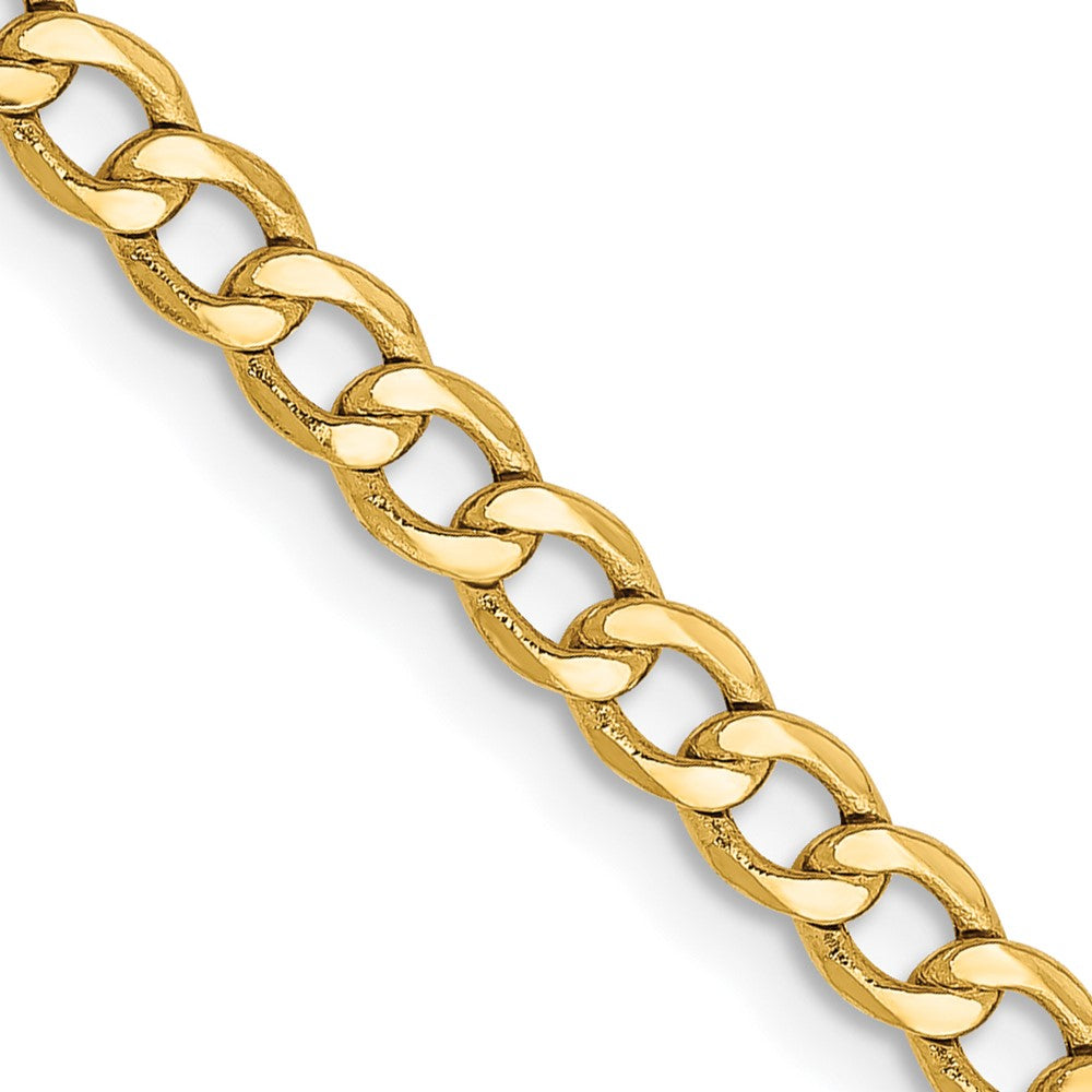 Polished;14k Yellow gold;Hollow;Lobster;Lightweight