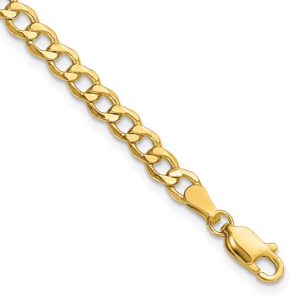 Polished;14k Yellow gold;Hollow;Lobster;Lightweight