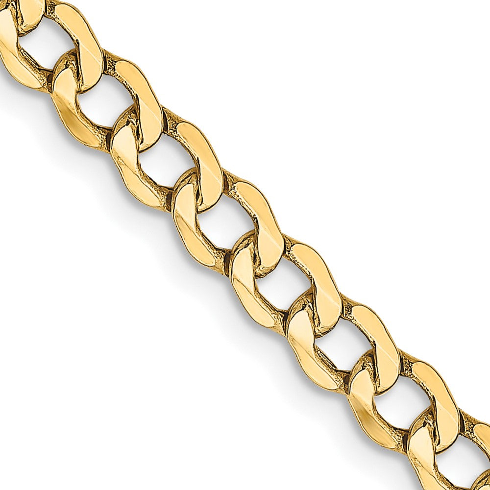 Polished;14k Yellow gold;Hollow;Lobster;Lightweight