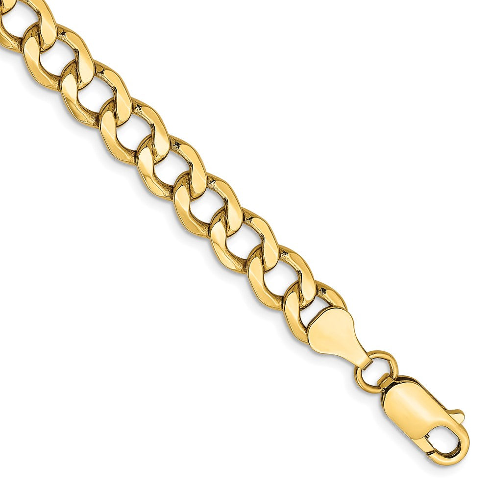 Polished;14k Yellow gold;Hollow;Lobster