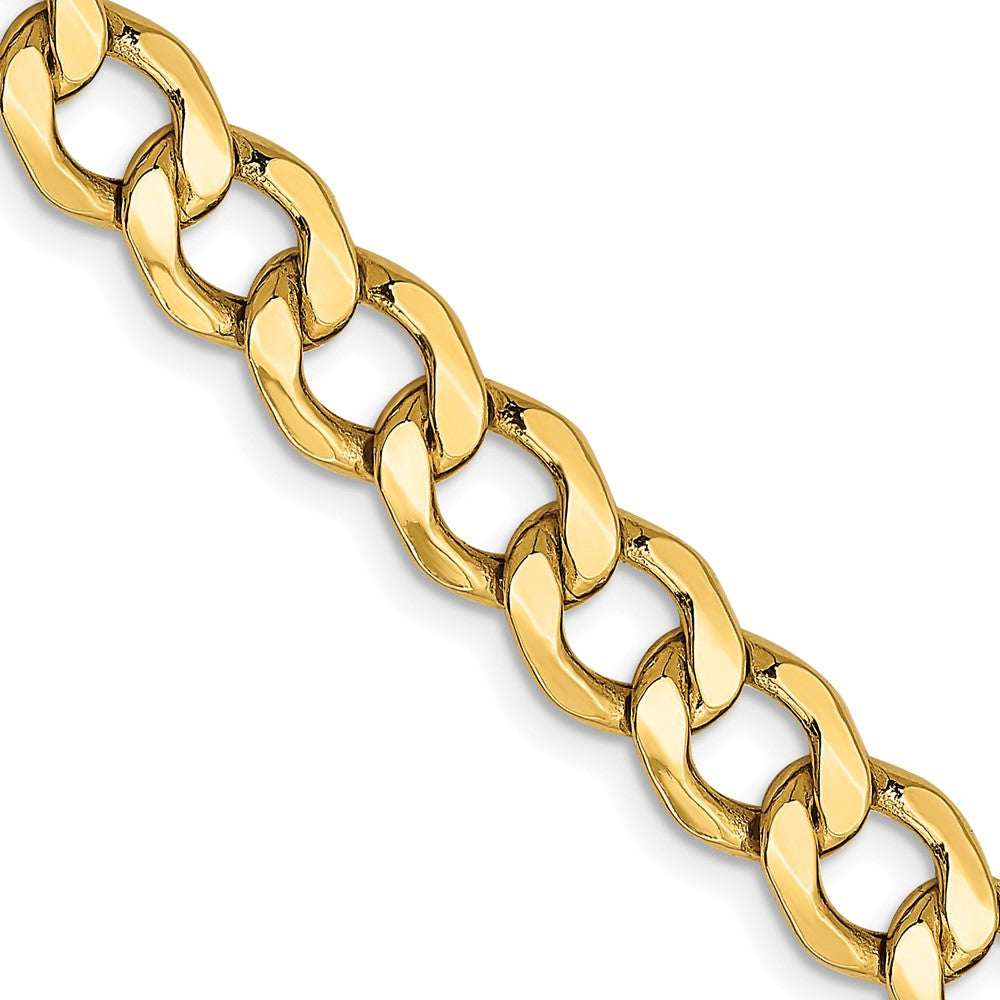 Polished;14k Yellow gold;Hollow;Lobster