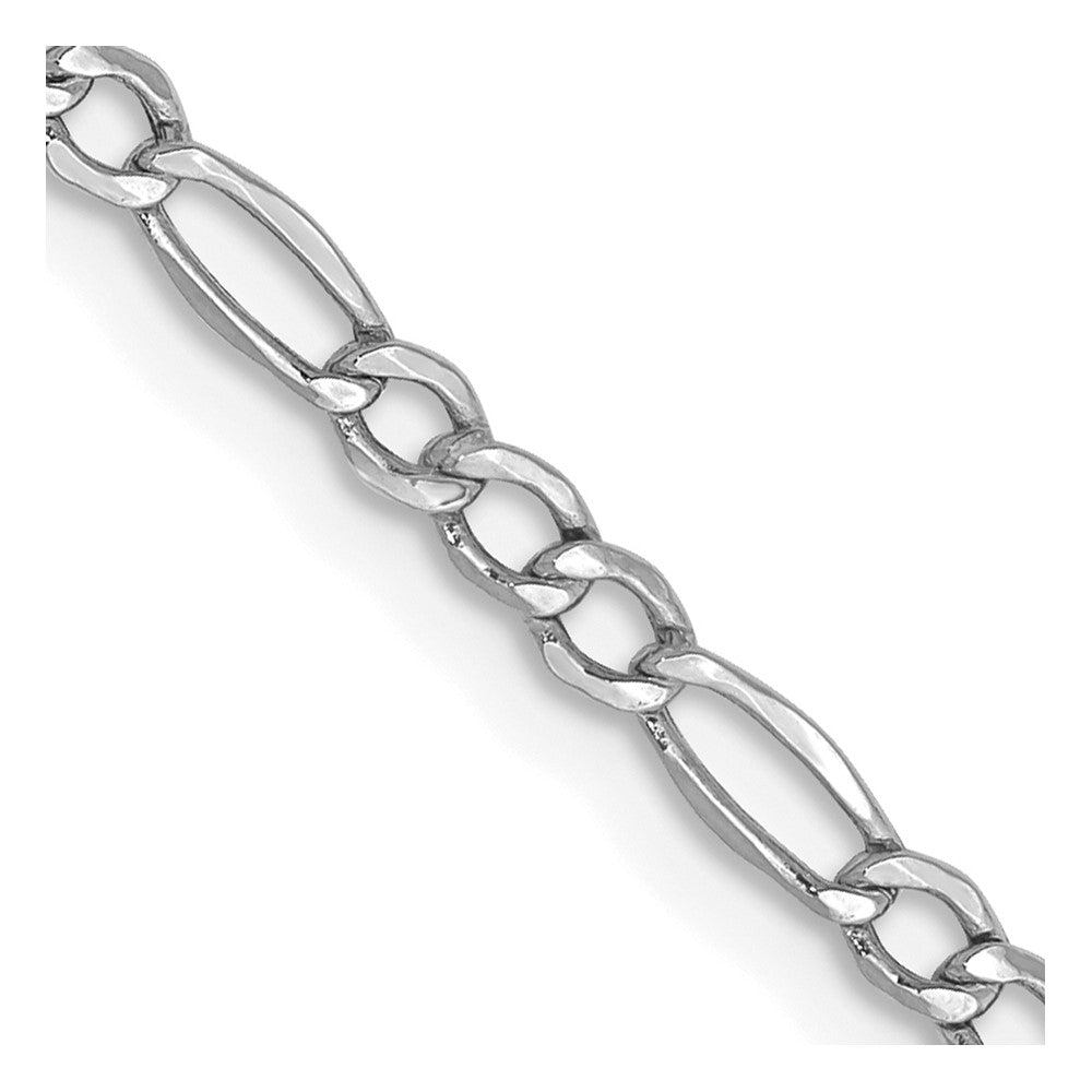 Polished;14K White gold;Hollow;Lobster;Lightweight