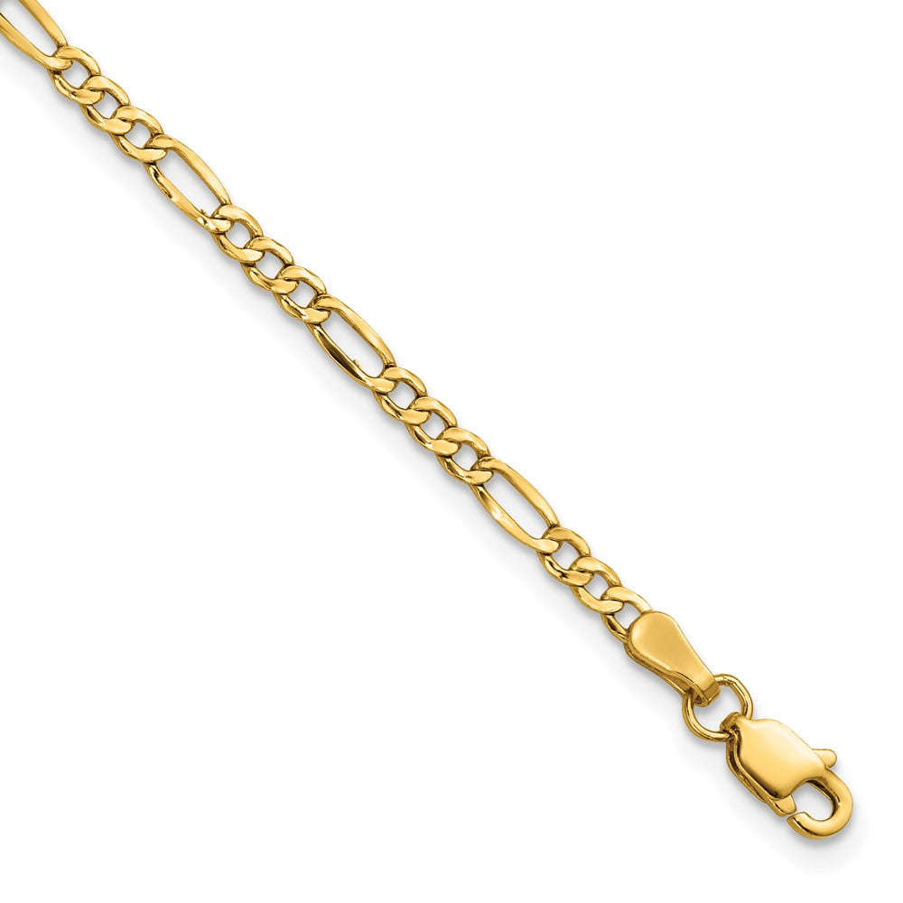 Polished;14k Yellow gold;Hollow;Lobster;Lightweight