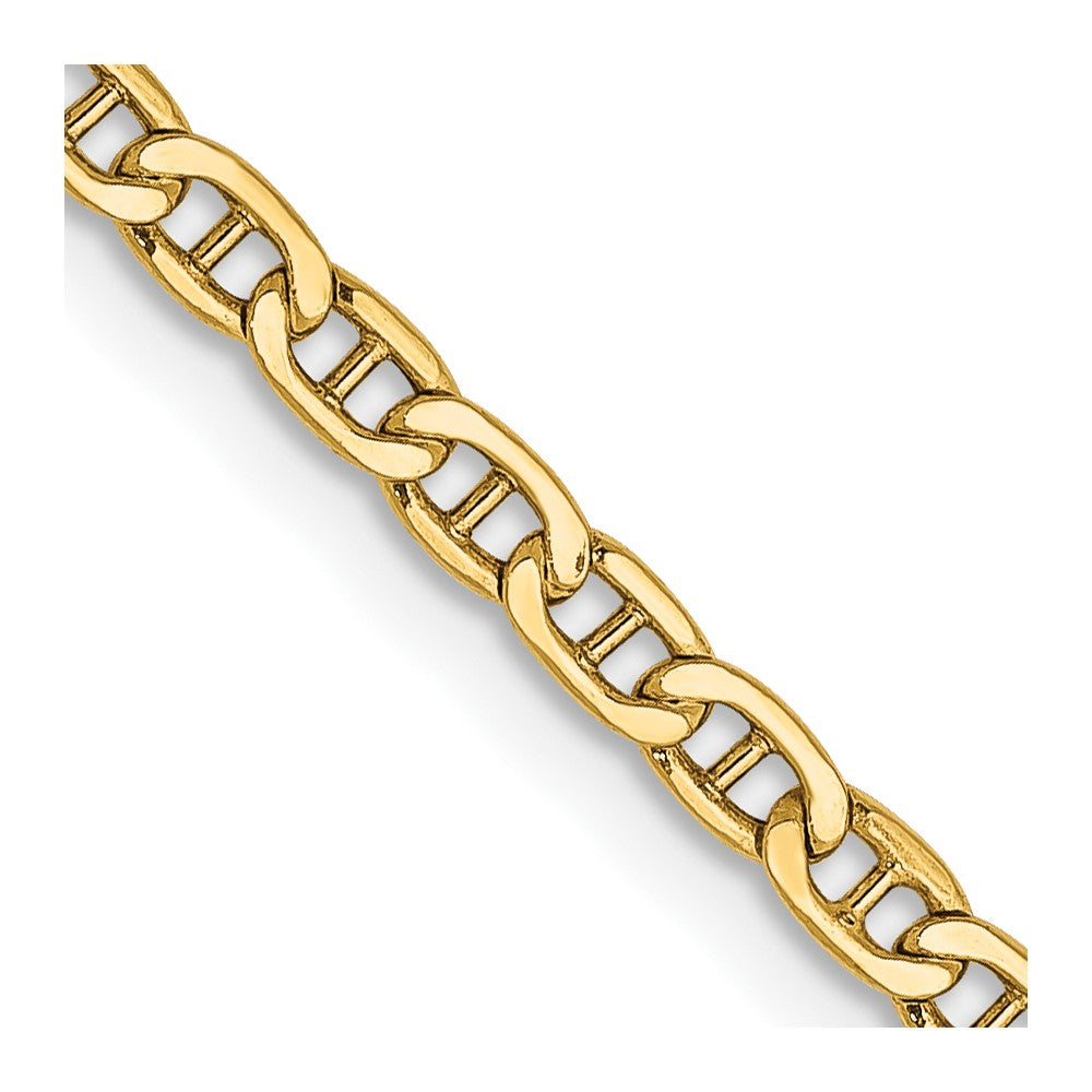 Polished;14k Yellow gold;Hollow;Spring Ring;Lightweight