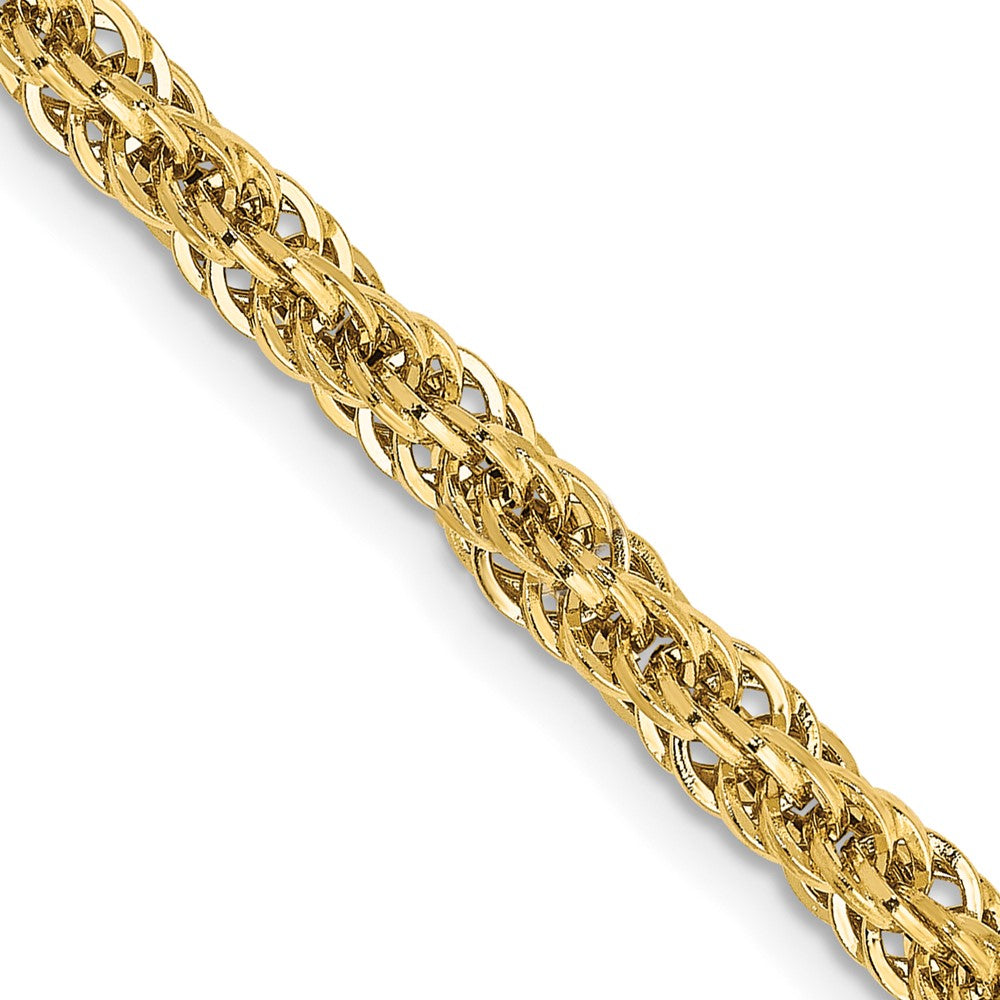Diamond-cut;14k Yellow gold;Hollow;Lobster