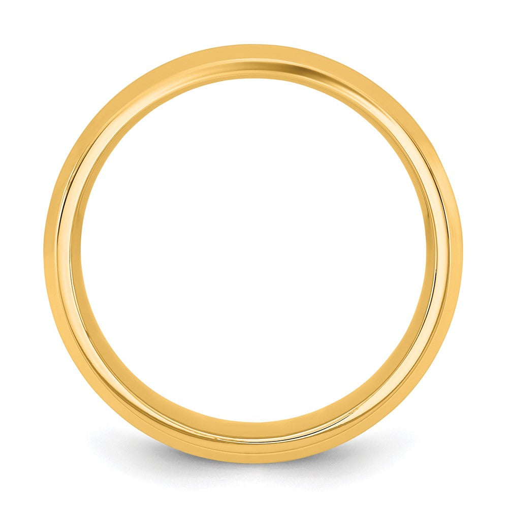10KY 6.5mm Bevel Edge Comfort Fit Band Size 10.5