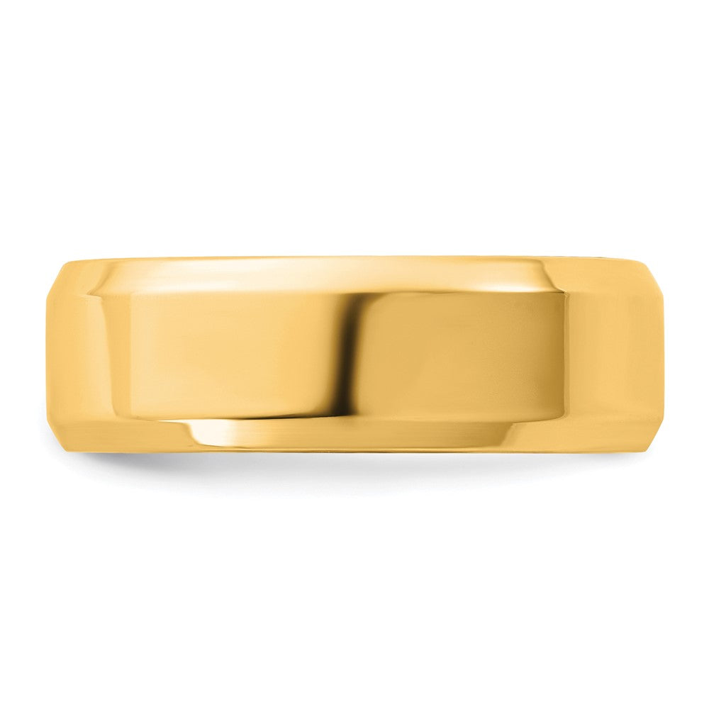 10KY 6.5mm Bevel Edge Comfort Fit Band Size 10.5