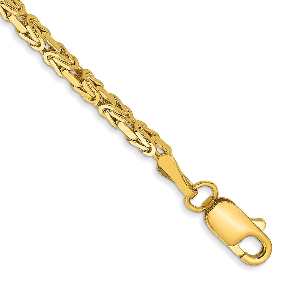 Solid;Polished;14k Yellow gold;Lobster